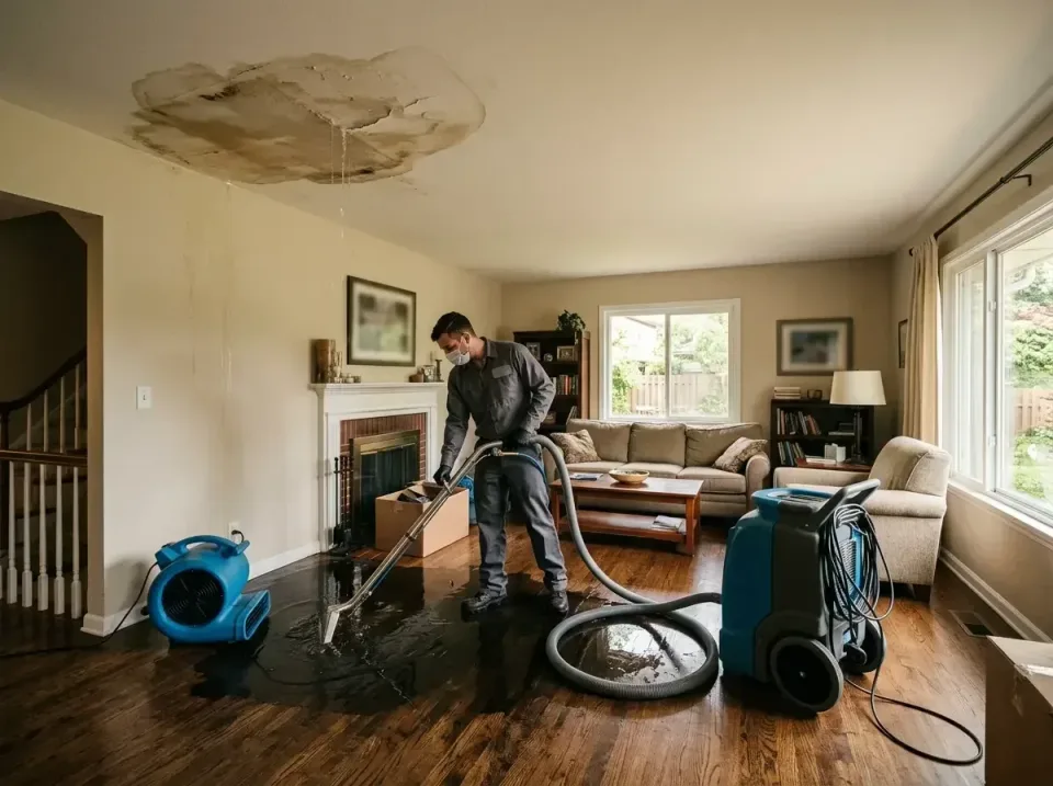 attic-pipe-burst-ceiling-drip-008 — frequently asked questions, Water Damage Restoration & Carpet Care in University Park, IL